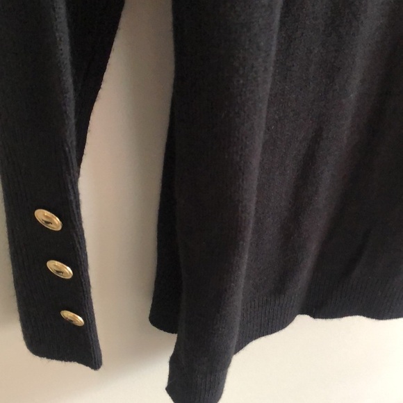 Women’s Black V Neck  Asymmetrical Soft Pullover Tunic size S/M - Picture 8 of 13